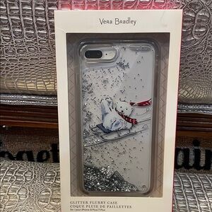 Vera Bradley Polar Bear Glitter Phone Case NEW